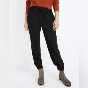 MADEWELL Drapey Seamed Track Trousers SIZE MEDIUM